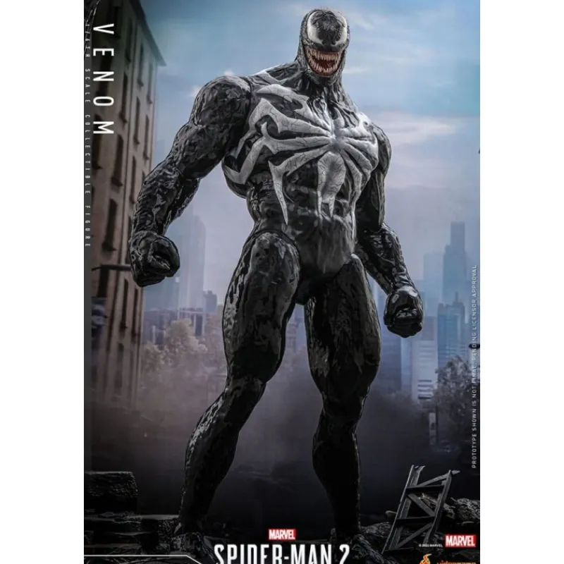 Hot Toys Cosas De Villanos Marvel|Superhéroes Marvel^Spider-Man 2 Figura Videogame Masterpiece 1/6 Venom 53 cm