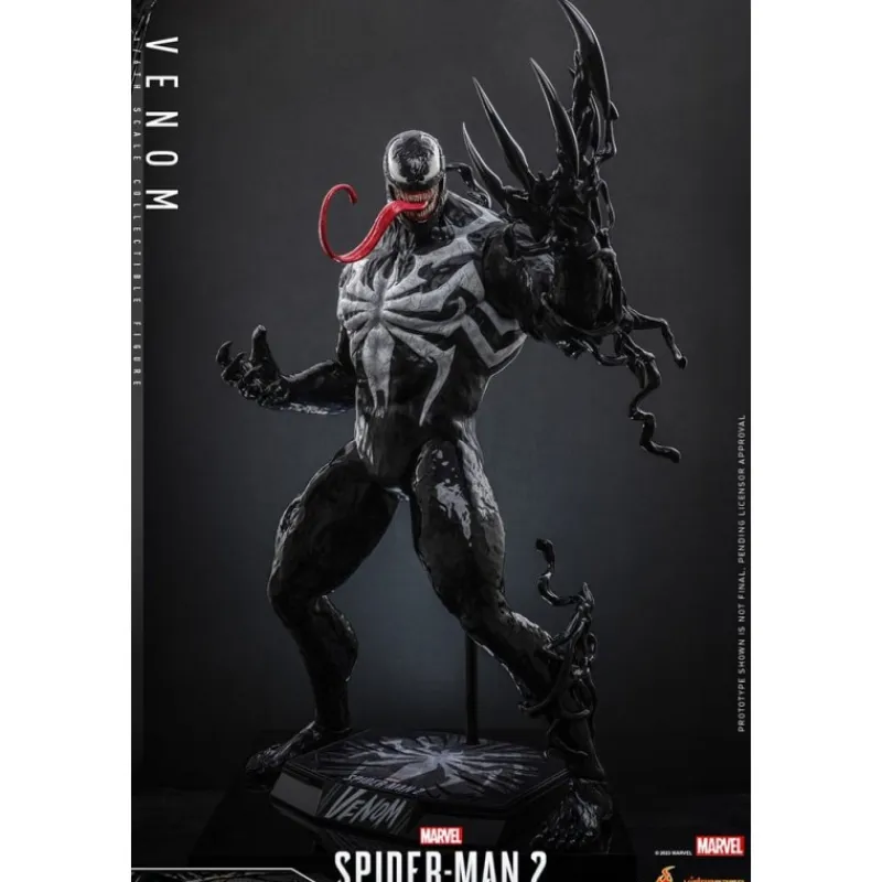 Hot Toys Cosas De Villanos Marvel|Superhéroes Marvel^Spider-Man 2 Figura Videogame Masterpiece 1/6 Venom 53 cm