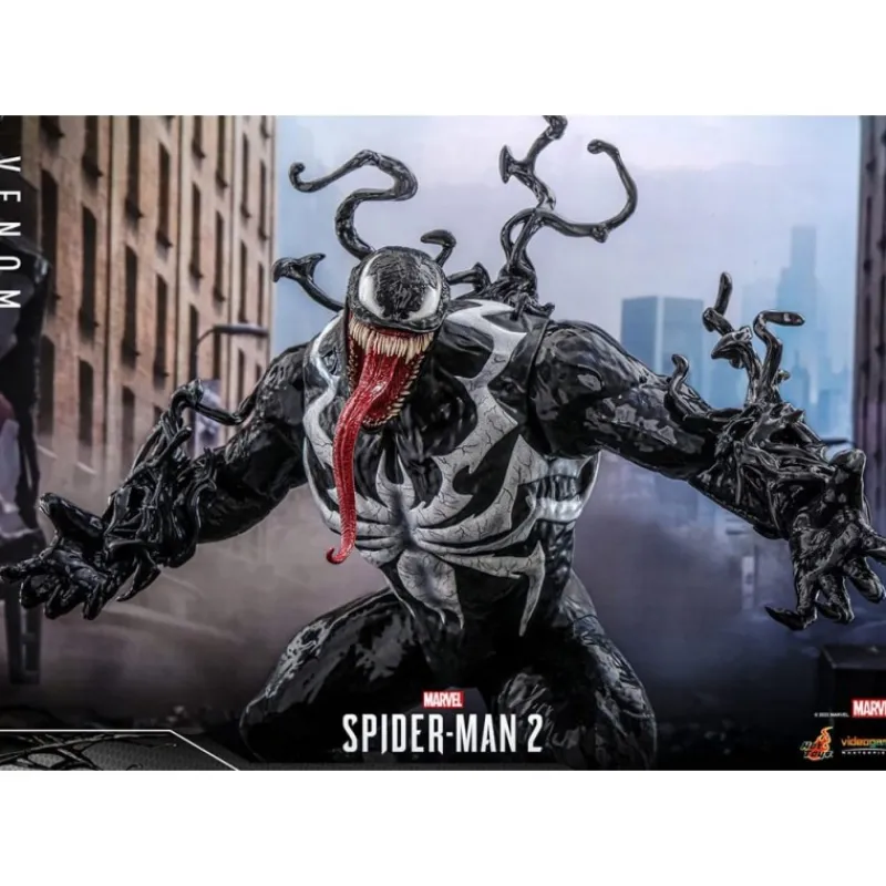 Hot Toys Cosas De Villanos Marvel|Superhéroes Marvel^Spider-Man 2 Figura Videogame Masterpiece 1/6 Venom 53 cm
