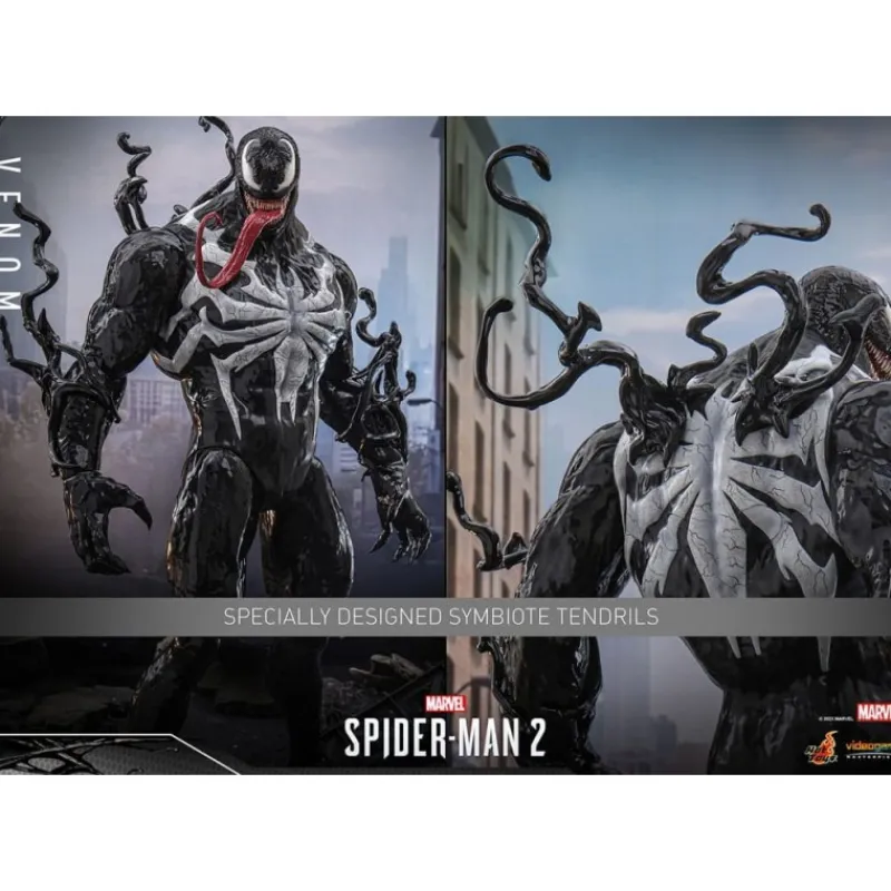 Hot Toys Cosas De Villanos Marvel|Superhéroes Marvel^Spider-Man 2 Figura Videogame Masterpiece 1/6 Venom 53 cm