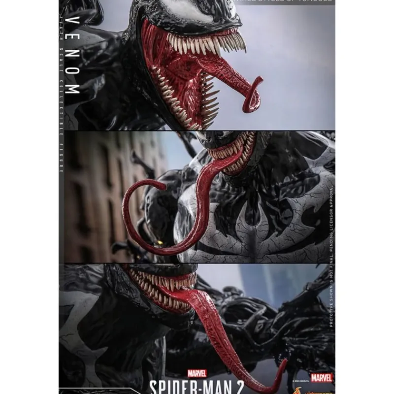 Hot Toys Cosas De Villanos Marvel|Superhéroes Marvel^Spider-Man 2 Figura Videogame Masterpiece 1/6 Venom 53 cm