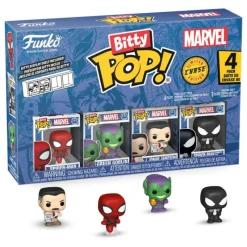 Funko Cosas De Villanos Marvel|Superhéroes Marvel^Spider-Man Pack de 4 Figuras Bitty POP! Vinyl Series 1 2 cm