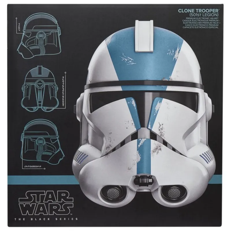 Hasbro Ahsoka^Star Wars: Ahsoka Black Series Casco Electrónico Clone Trooper