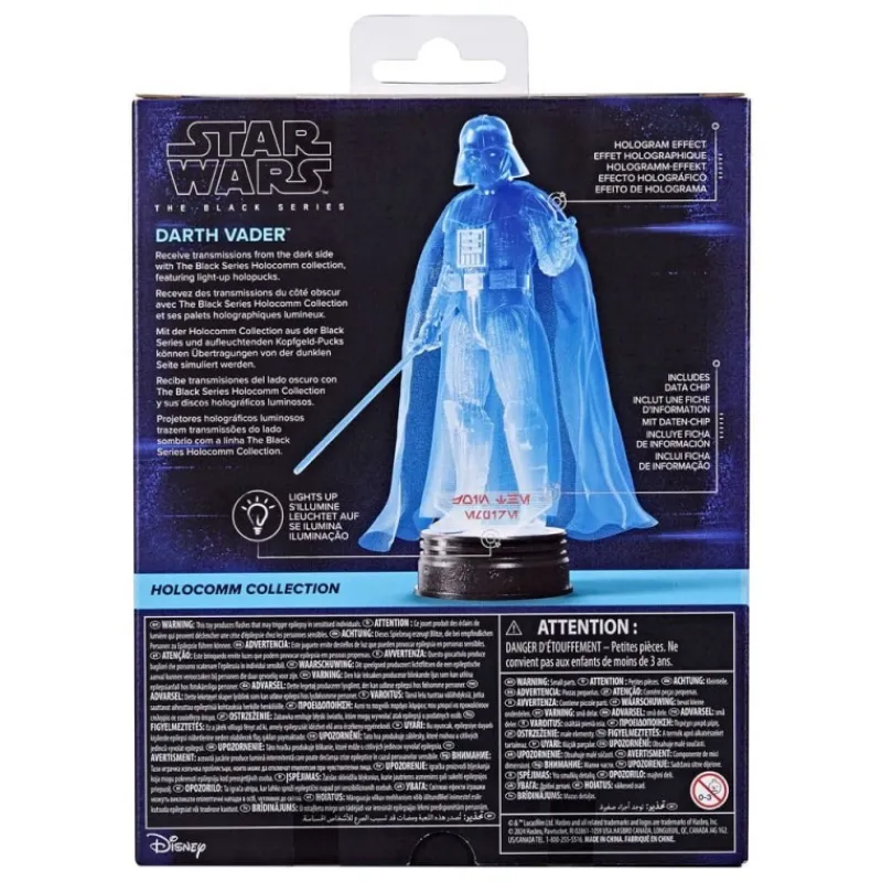 New Star Wars Black Series Holocomm Figura Darth Vader 15 cm Regalos Star Wars Por Personaje |Replicas Y Coleccionismo Star Wars