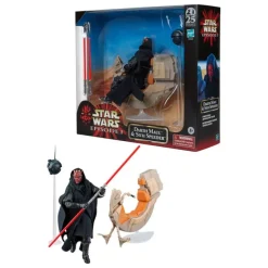 Hasbro Regalos Star Wars Por Personaje |Replicas Y Coleccionismo Star Wars ^Star Wars Episodio I Black Series Darth Maul & Sith Speeder 25 Aniversario