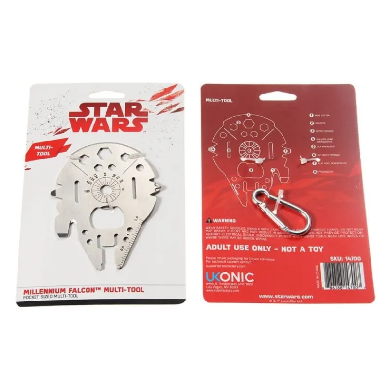 Ukonic Más Regalos De Star Wars|Replicas Y Coleccionismo Star Wars ^Star Wars Multi-Tool Millennium Falcon de bolsillo