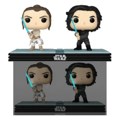 Funko Funko Pop Star Wars|Replicas Y Coleccionismo Star Wars ^Star Wars Pack 2 POP! Kylo & Rey 9 cm Brilla en la Oscuridad