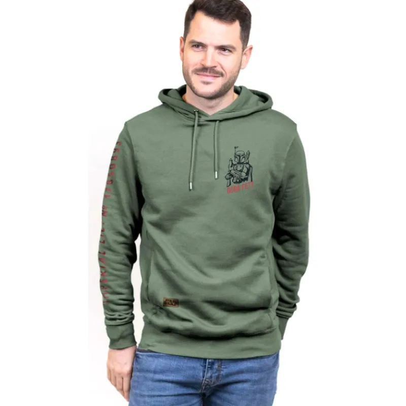 Cerdá Adult The Mandalorian|Regalos Star Wars Por Personaje ^Sudadera Boba Fett Star Wars
