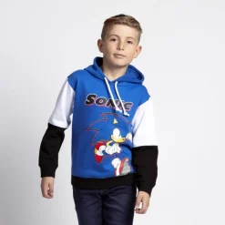 Niños Cerdá Kids Ropa Y Téxtil: Cosas Que Ponerse Para Niños ^Sudadera con Capucha Sonic
