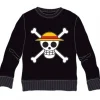 DIFUZED Ropa One Piece^Sudadera cuello redondo de Calavera One Piece