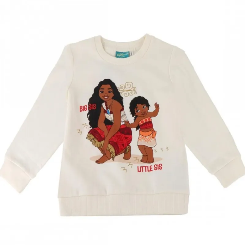 Hot Sudadera Infantil Moana Algodón Cepillado Niñas 3-6 Años Niños Disney Para Niñas|Ropa Y Téxtil: Cosas Que Ponerse Para Niños