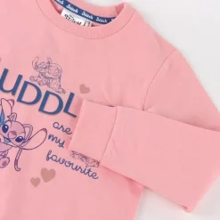 Niños Cerdá Kids Disney Para Niñas|Ropa Y Téxtil: Cosas Que Ponerse Para Niños ^Sudadera Infantil Stitch Rosa 60% Algodón