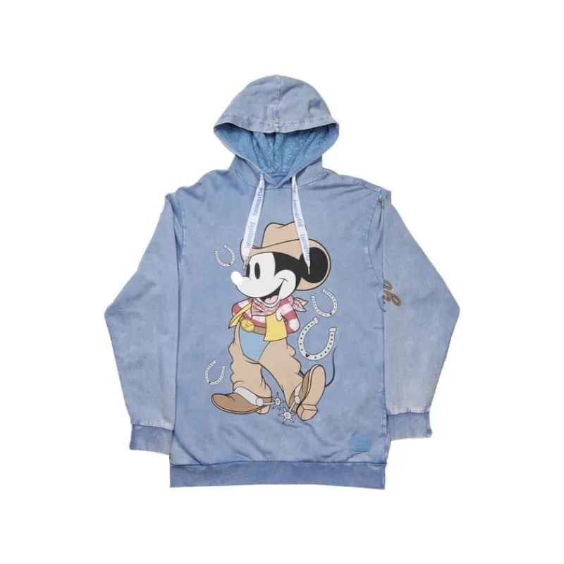 Loungefly Películas Y Personajes De Disney ·Mickey & Minnie|Ropa Disney^Sudadera Mickey Vaquero XL Dinsey