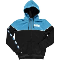 DIFUZED Moda Marvel^Sudadera Marvel Logo azul