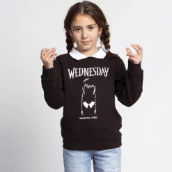 Hot Sudadera Miercoles Wednesday Niños Ropa Y Téxtil: Cosas Que Ponerse Para Niños