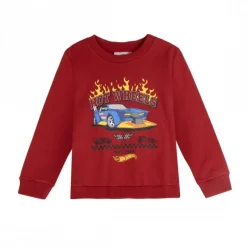 Niños Cerdá Kids Ropa Y Téxtil: Cosas Que Ponerse Para Niños ^Sudadera Niños Hot Wheels 60% Algodón 3-8 Años