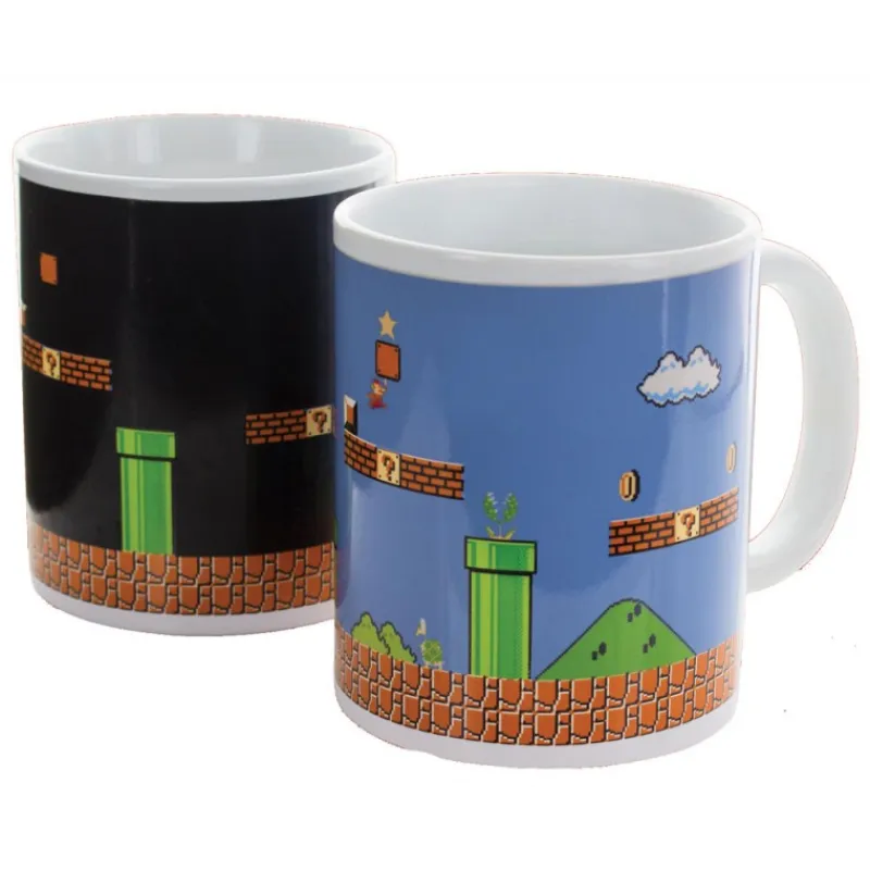 Pyramid International Huchas, Lámparas Y Tazas Kids |Regalos Y Coleccionismo Para Gamers - Cosas De Videojuegos Míticos^Super Mario Bros Taza térmica