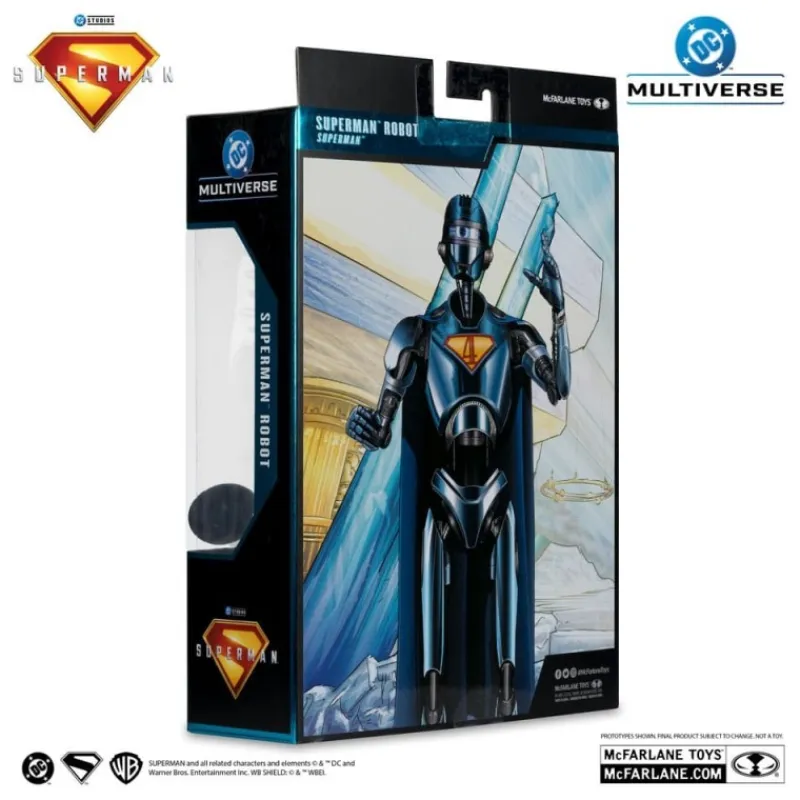 Discount Superman (2025) Figura Deluxe Robot Red Platinum Edition 18 cm Regalos De Superhéroes Dc|Figuras Dc