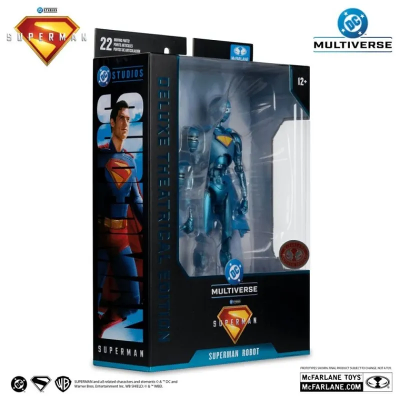 Discount Superman (2025) Figura Deluxe Robot Red Platinum Edition 18 cm Regalos De Superhéroes Dc|Figuras Dc