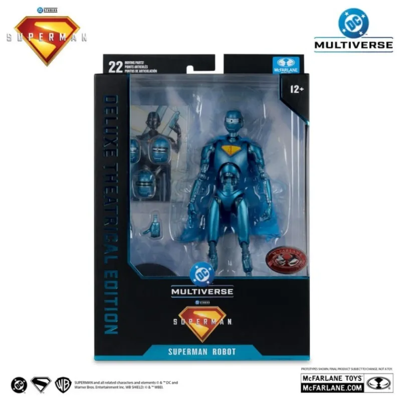 Discount Superman (2025) Figura Deluxe Robot Red Platinum Edition 18 cm Regalos De Superhéroes Dc|Figuras Dc
