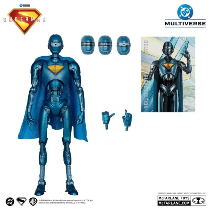 Discount Superman (2025) Figura Deluxe Robot Red Platinum Edition 18 cm Regalos De Superhéroes Dc|Figuras Dc
