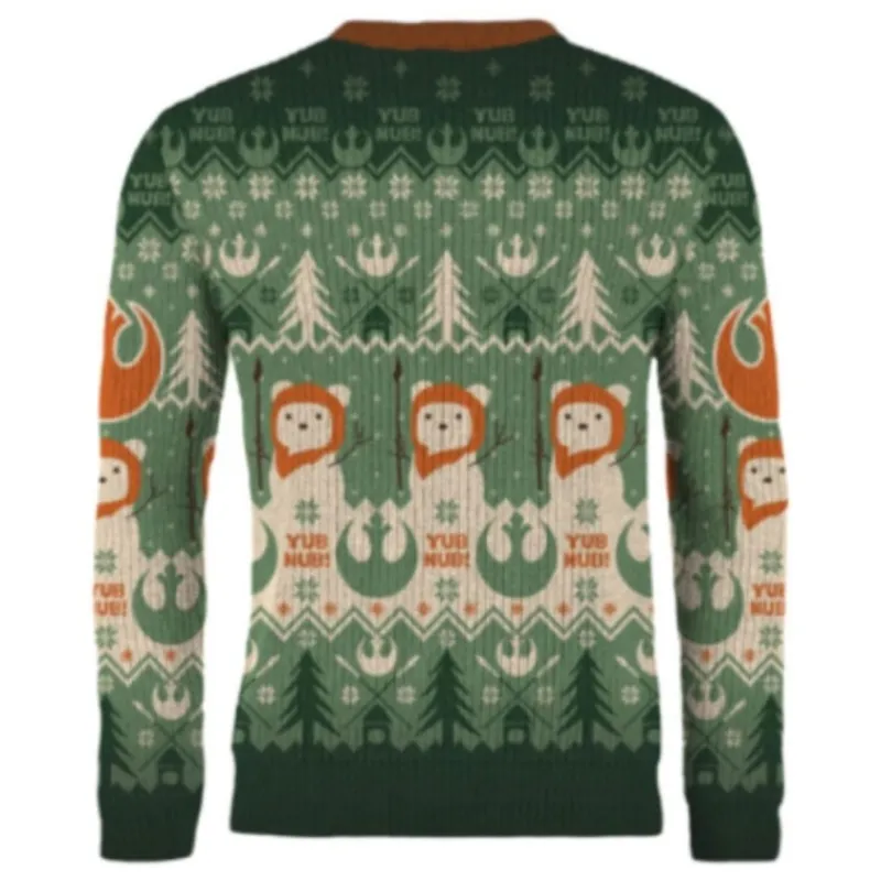 Clearance Suéter navideño Ewok Star Wars talla M Ropa Star Wars