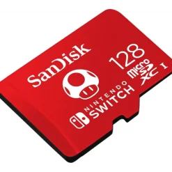 Otros Fabricantes Regalos Y Coleccionismo Para Gamers - Cosas De Videojuegos Míticos|Más Regalos De Super Mario ^Tarjeta Memoria MICRO SD XC Super Mario 128GB SANDISK