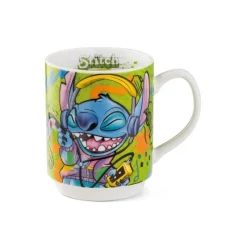 EGAN Películas Y Personajes De Disney ·Lilo Y Stitch|Disney Hogar^Taza apilable Verde Stitch 350ml
