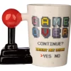 Clearance Taza 3D Game Over Joystick Regalos Y Coleccionismo Para Gamers - Cosas De Videojuegos Míticos