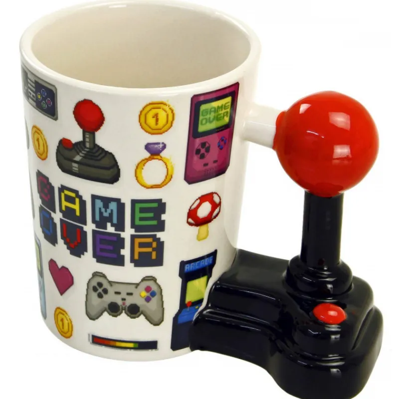 Paladone Products Regalos Y Coleccionismo Para Gamers - Cosas De Videojuegos Míticos^Taza 3D Game Over Retrogaming