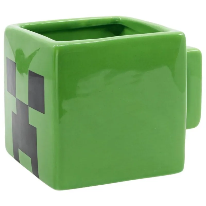 Sale Taza 3D Minecraft Creeper Face 445 ml, Licencia Oficial Minecraft