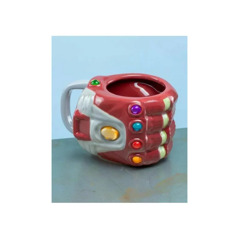 Taza 3D Nano Guantelete Iron Man Avengers Superhéroes Marvel|Marvel Hogar