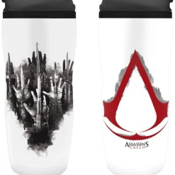 Abystyle Regalos Assassin'S Creed|Regalos Y Coleccionismo Para Gamers - Cosas De Videojuegos Míticos^Taza de Viaje Assassin's Creed Crest