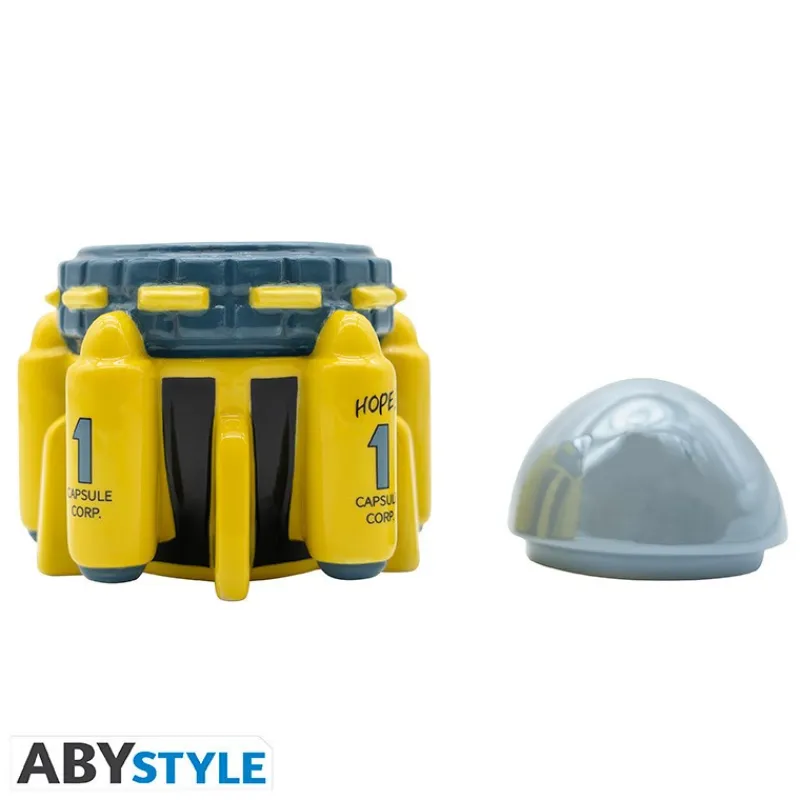 Online Taza Dragon Ball 3D con Tapa Cápsula del Tiempo Figuras Dragon Ball