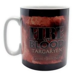 Abystyle Juego De Tronos Y La Casa Del Dragón ^Taza Grande Juego de Tronos Targaryen Fire and Blood