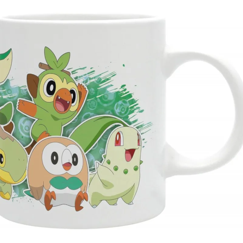 Abystyle Pokemon Hogar|Regalos Y Coleccionismo Para Gamers - Cosas De Videojuegos Míticos^Taza Pokémon 320ml Compañeros Tipo Hierba