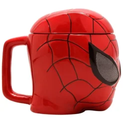 Abystyle Huchas, Lámparas Y Tazas Kids |Superhéroes Marvel^Taza Spider-Man 3D con tapa