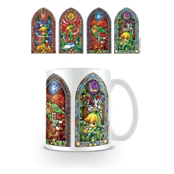 Best Taza Zelda Vidrieras Blanca Regalos Y Coleccionismo Para Gamers - Cosas De Videojuegos Míticos|Regalos Zelda