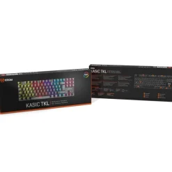 Krom Teclados Y Ratones Gaming^Teclado Gaming Kasic TKL RGB Rainbow