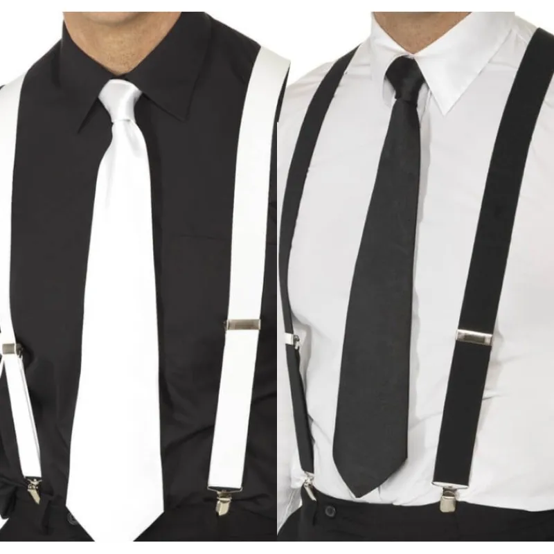 Disfrazzes Prendas Accesorias Para Disfraces|Accesorios Halloween Y Terror ^Tirantes elásticos con gancho de metal en 2 colores
