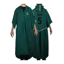 Túnica Quidditch Slytherin Personalizable para Niños Disfraces Harry Potter|Replicas Colección Harry Potter