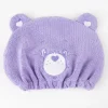 Clearance Toalla para Cabello Care Bears Morada 100% Poliéster Accesorios Para El Pelo, Gafas De Sol Y Kits De Belleza Infantiles
