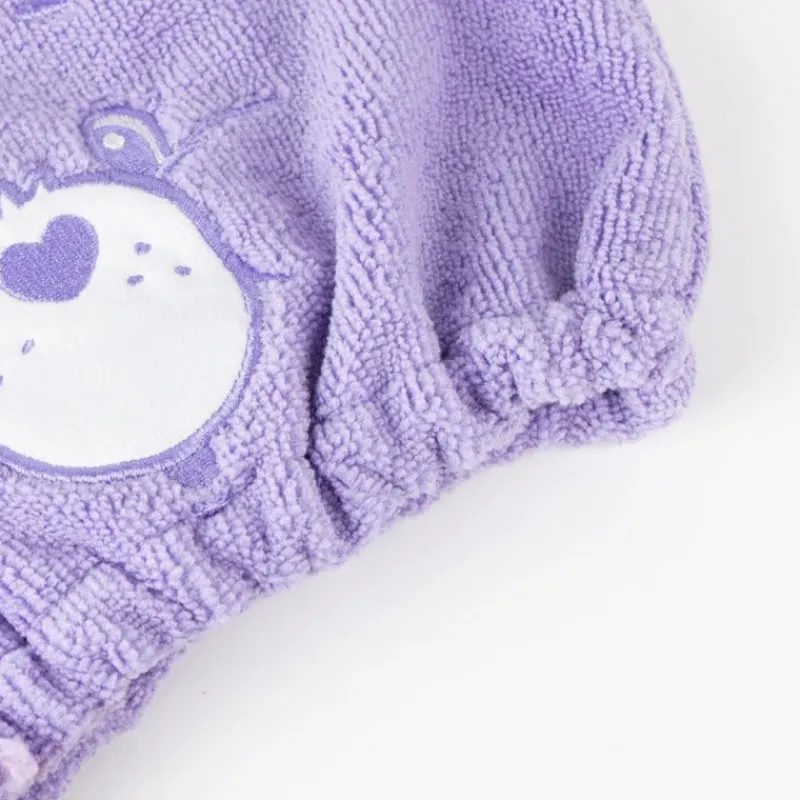 Clearance Toalla para Cabello Care Bears Morada 100% Poliéster Accesorios Para El Pelo, Gafas De Sol Y Kits De Belleza Infantiles