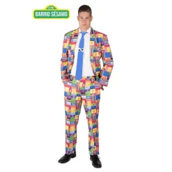 Hombre Disfrazzes Disfraces Hombre|Disfraces Series^Traje Divertido de Barrio Sésamo Multicolor para Hombre