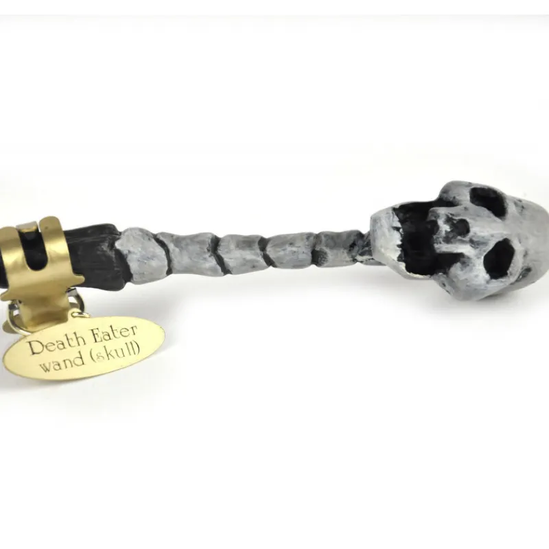 The Noble Collection Varitas Harry Potter^Varita de colección Mortífago con calavera ed. carácter