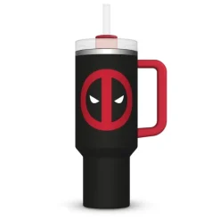 Pyramid International Superhéroes Marvel|Marvel Hogar^Vaso Botella Deadpool Logo 1130 ml Acero Inoxidable