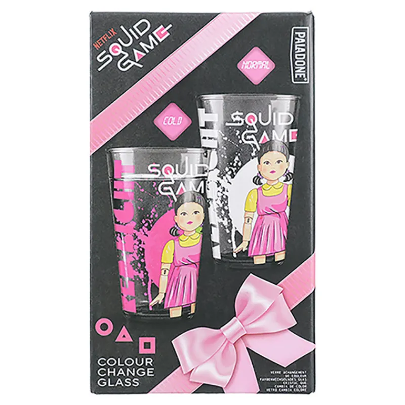Paladone Products Regalos De Otras Series^Vaso con Cambio de Color Muñeca Young-hee Juego del Calamar