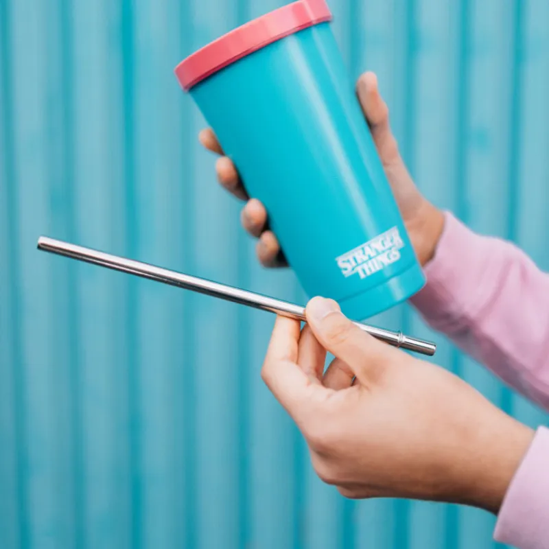 Sale Vaso con Pajita Stranger Things - Rink-O-Mania Stranger Things
