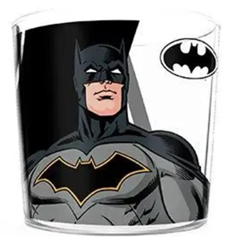 New Vaso de Cristal Batman Universo DC 370 ml Regalos De Superhéroes Dc|Más Regalos De Dc