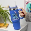 Paladone Products Películas Y Personajes De Disney ·Lilo Y Stitch|Disney Hogar^Vaso de Viaje Térmico con Pajita 900ml Stitch